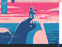 Tablet Screenshot of isoladellestorie.it